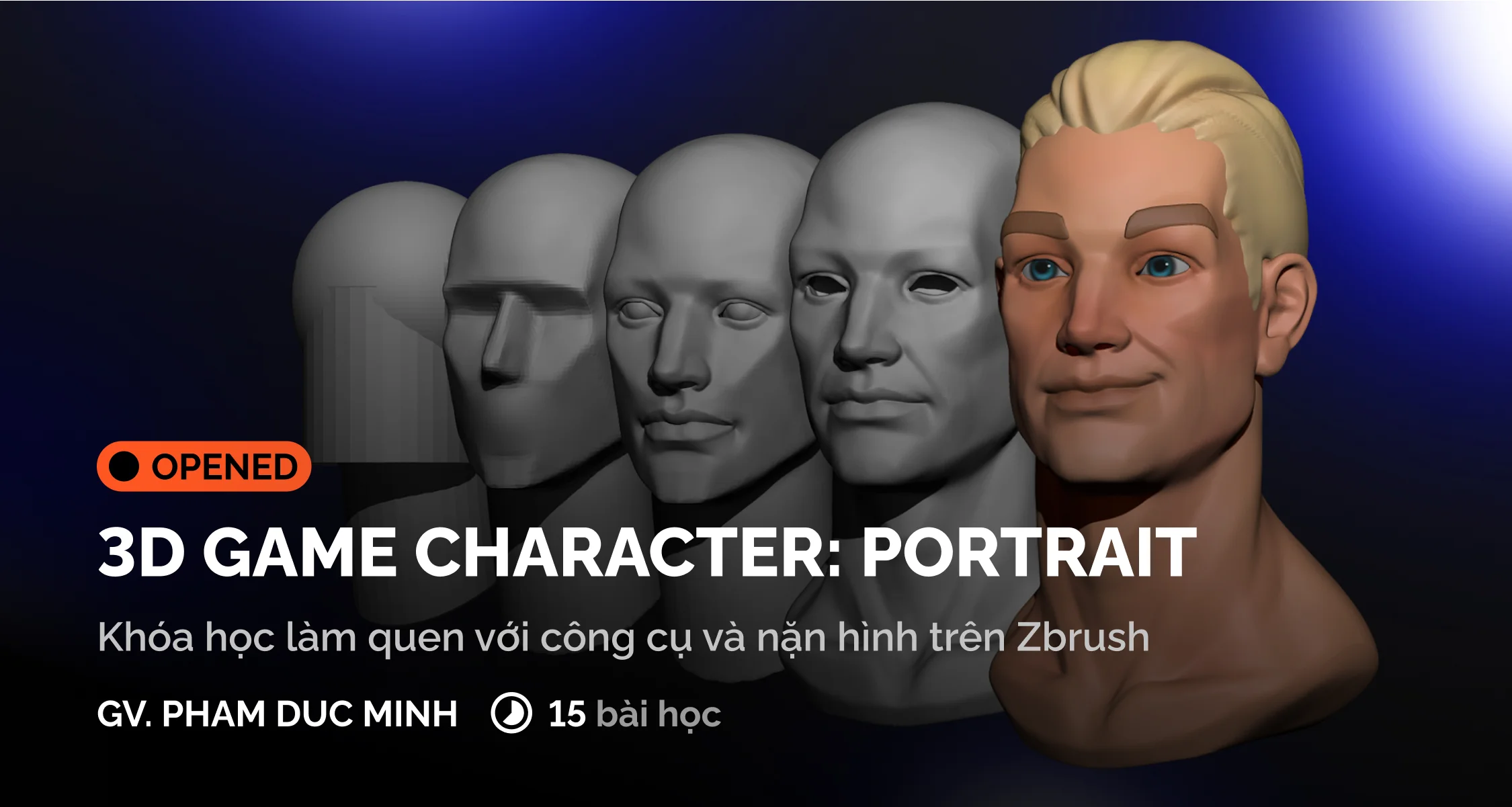 3D GAME ART CHARACTER: PORTRAIT