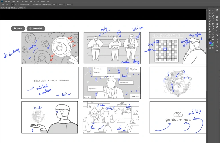 #2 Storyboard cho TVC