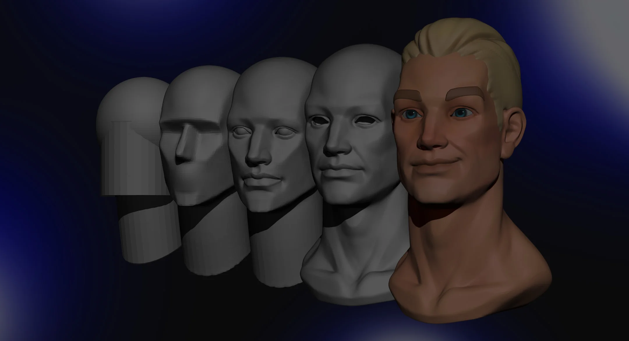 3D GAME CHARACTER PORTRAIT